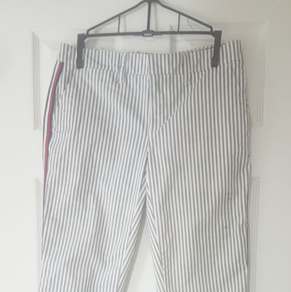 Striped Tommy Hilfiger Strech Slim Chino Pants